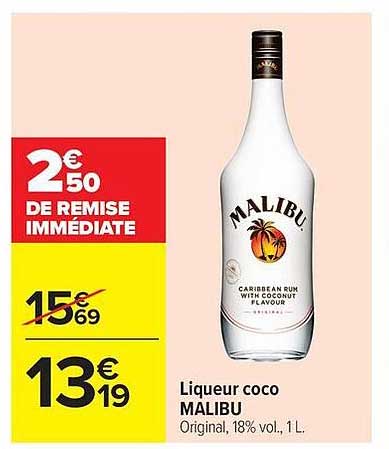 Liqueur coco MALIBU