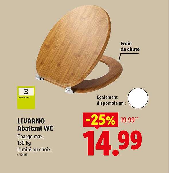 LIVARNO Abattant WC