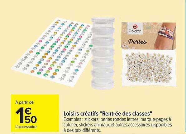 Loisirs créatifs "Rentrée des classes"