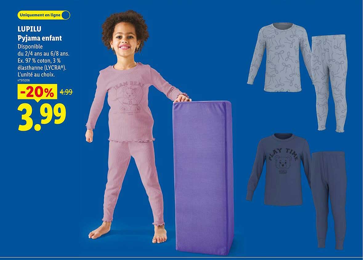 LUPILU Pyjama enfant