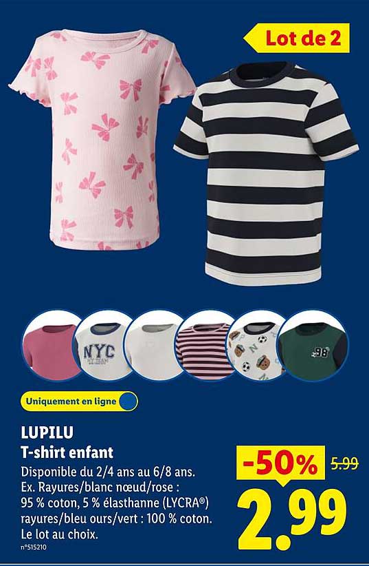 LUPILU T-shirt enfant