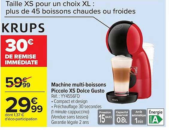 Machine multi-boissons Piccolo XS Dolce Gusto