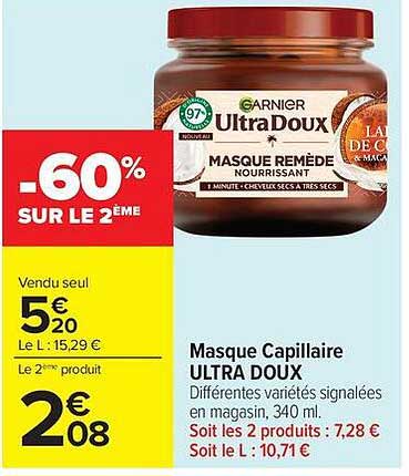 Masque Capillaire ULTRA DOUX