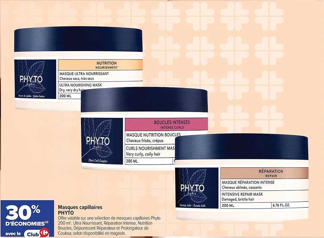 Masques capillaires PHYTOn