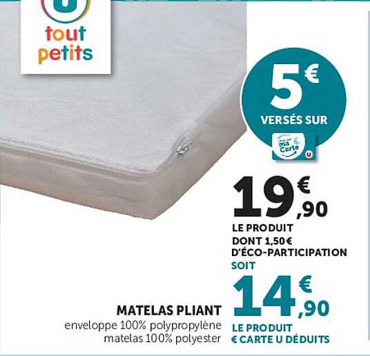 MATELAS PLIANT