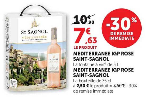 MEDITERRANEE IGP ROSE SAINT-SAGNOL