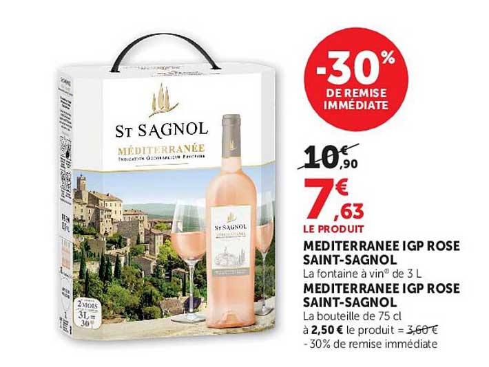 MEDITERRANEE IGP ROSE SAINT-SAGNOL