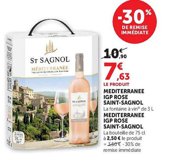 MEDITERRANEE IGP ROSE SAINT-SAGNOL