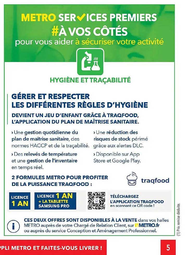 METRO SERVICES PREMIERS #À VOS CÔTÉS pour vous aider à sécuriser votre activité