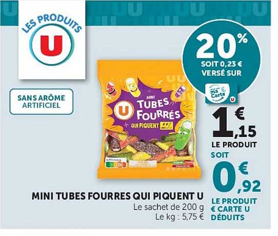 MINI TUBES FOURRES QUI PIQUENT U