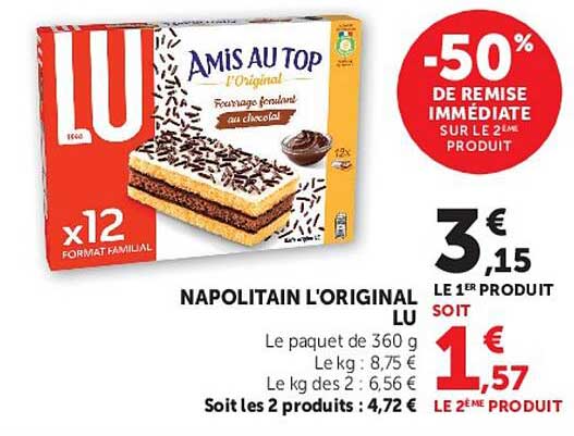 NAPOLITAIN L'ORIGINAL LU