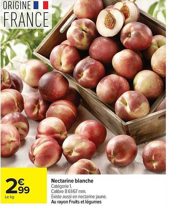 Nectarine blanche
