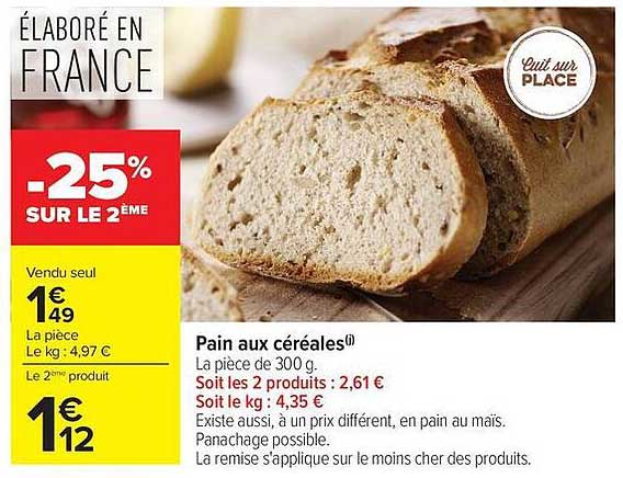 Pain aux céréales