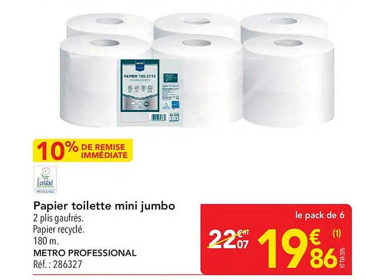 Papier toilette mini jumbo