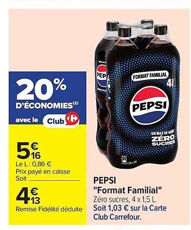 PEPSI "Format Familial"
