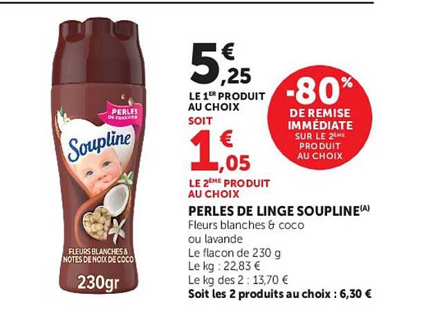 PERLES DE LINGE SOUPLINE