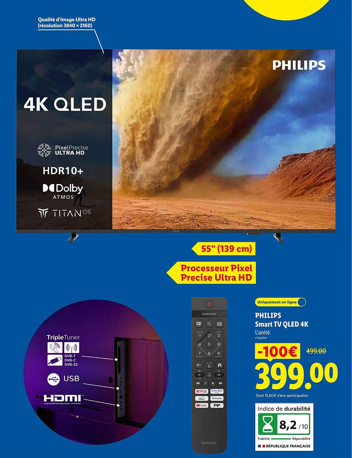 PHILIPS Smart TV QLED 4K