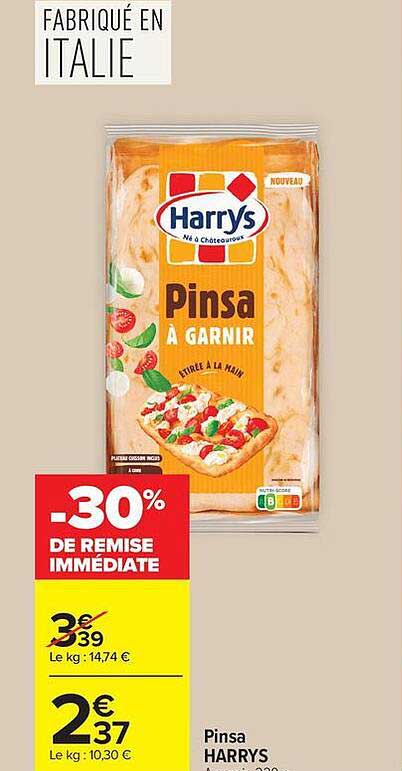 Pinsa à garnir HARRYS