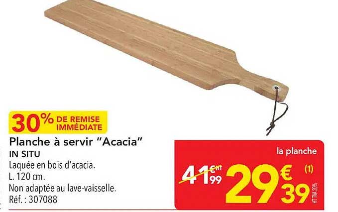 Planche à servir “Acacia” IN SITU