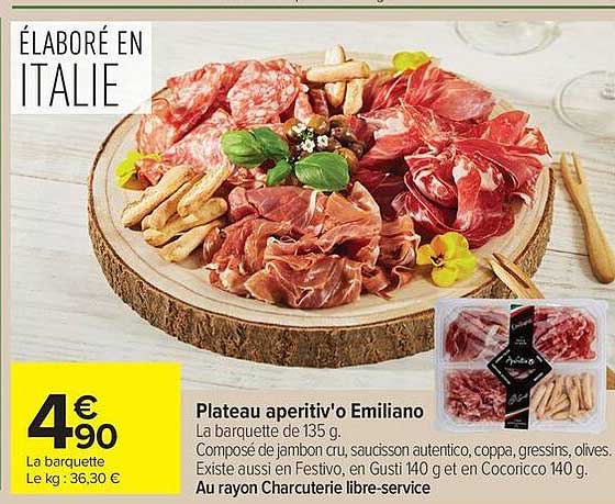 Plateau aperitiv'o Emiliano