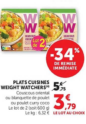PLATS CUISINES WEIGHT WATCHERS®