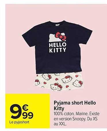 Pyjama short Hello Kitty