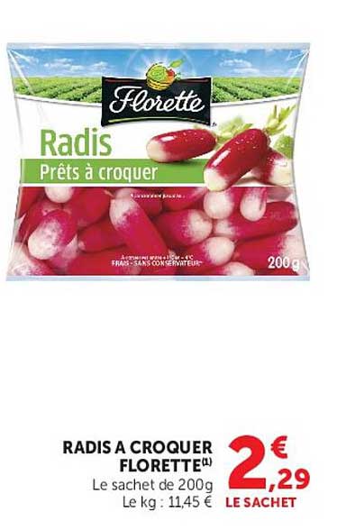 RADIS A CROQUER FLORETTE