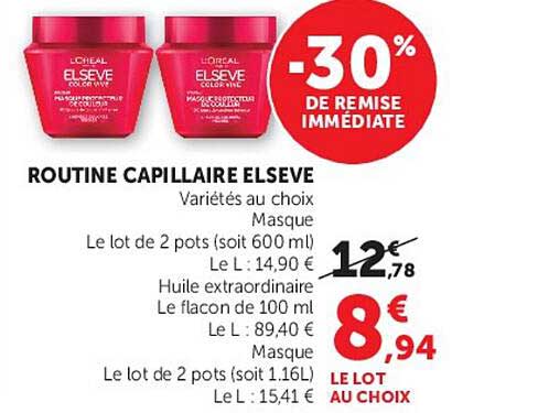 ROUTINE CAPILLAIRE ELSEVE
