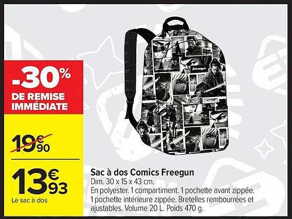 Sac à dos Comics Freegun