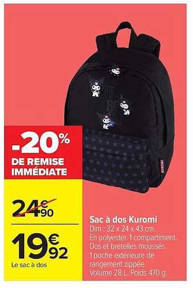 Sac à dos Kuromi