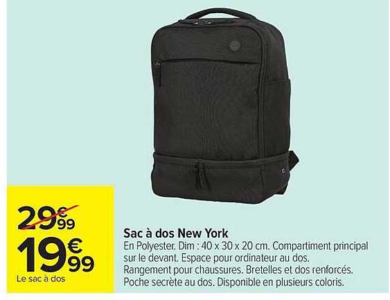 Sac à dos New York