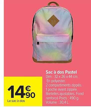 Sac à dos Pastel