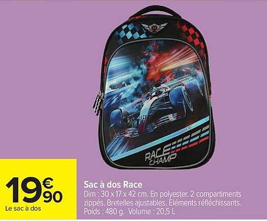 Sac à dos Race