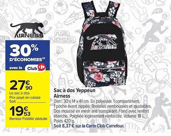 Sac à dos Yeppeun Airness