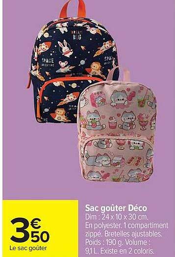 Sac goûter Déco