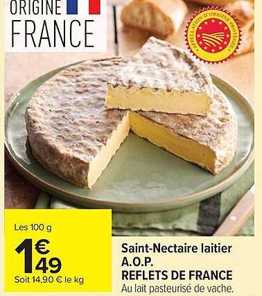 Saint-Nectaire laitier A.O.P. REFLETS DE FRANCE