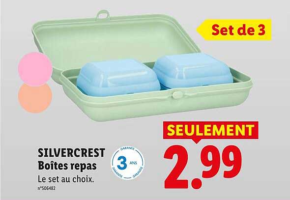 SILVERCREST Boîtes repas Le set au choix.