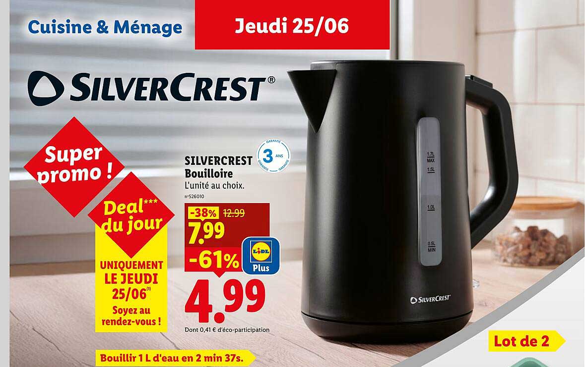 SILVERCREST Bouilloire L’unité au choix.