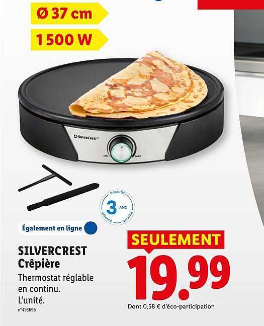 SILVERCREST Crêpière