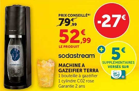 Sodastream Machine à gazéifier Terra