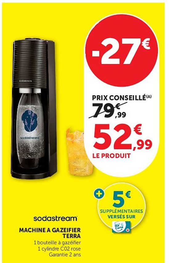 sodastream MACHINE A GAZEIFIER TERRA