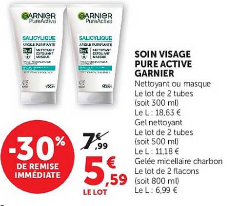 SOIN VISAGE PURE ACTIVE GARNIER