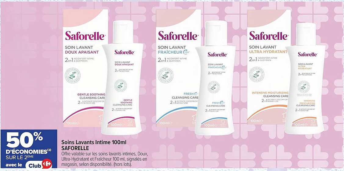 Soins Lavants Intime 100ml SAFORELLE