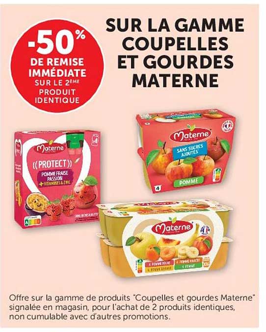 SUR LA GAMME COUPELLES ET GOUDRES MATERNE