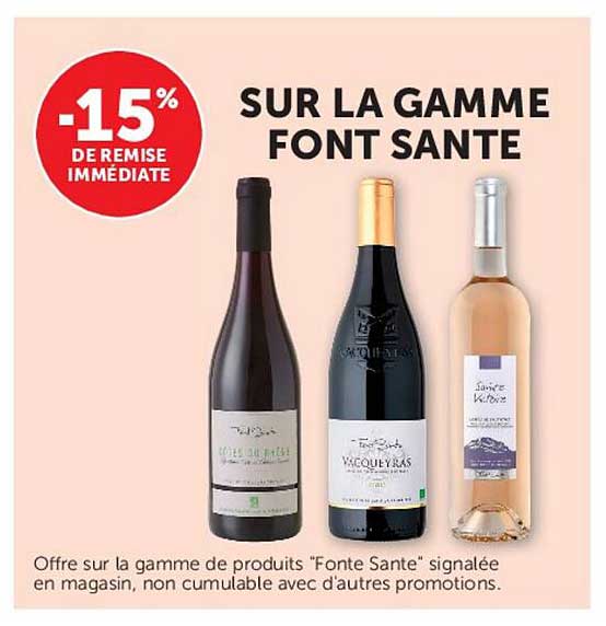 SUR LA GAMME FONTE SANTE