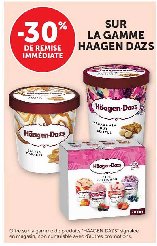 SUR LA GAMME HAAGEN DAZS