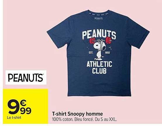 T-shirt Snoopy homme
