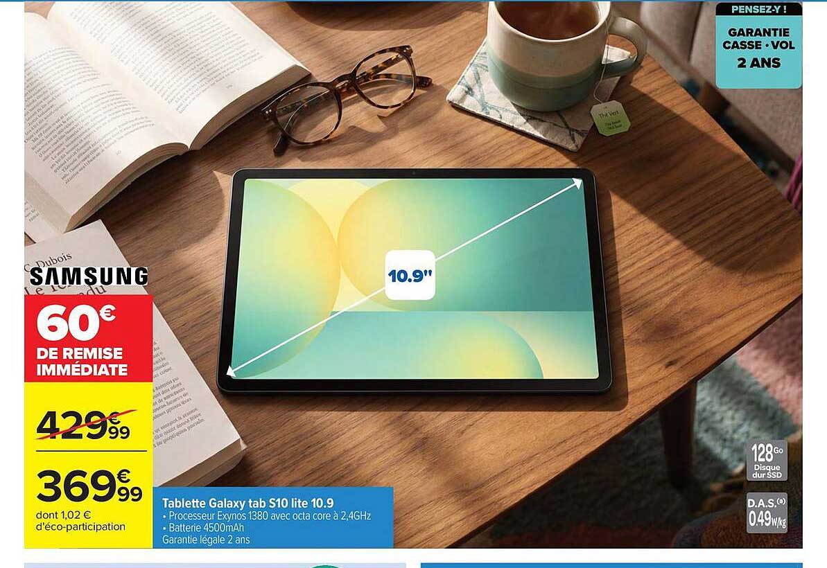 Tablette Galaxy tab S10 lite 10.9