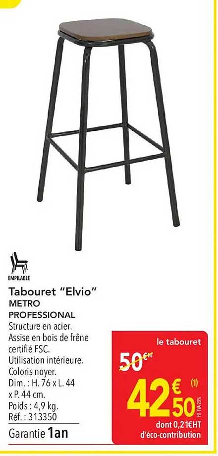Tabouret “Elvio”