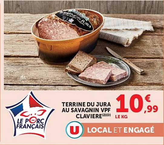 TERRINE DU JURA AU SAVAGNIN VPF CLAVIERE